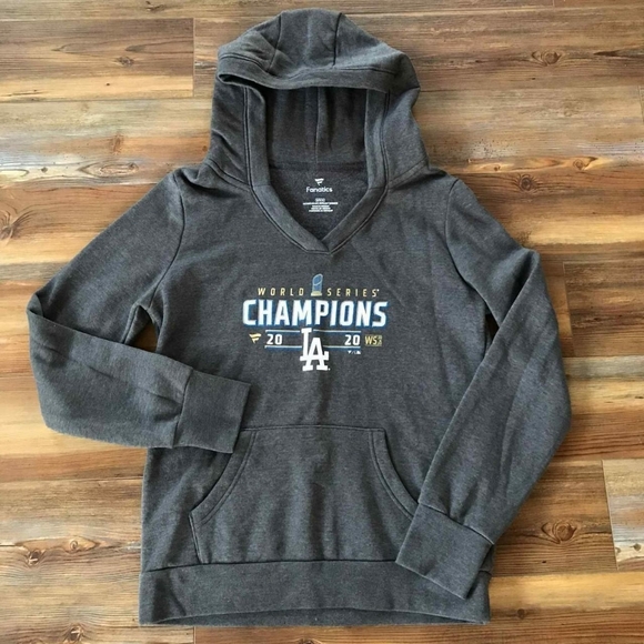 Fanatics Other - Fanatics World Series Champions 2020 Los Angeles Gray Hoodie Size Medium